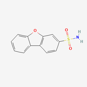 8-Oxatricyclo[7.4.0.0,2,7]trideca-1(9),2(7),3,5,10,12-hexaene-5-sulfonamide