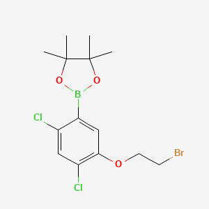 5-(2-Bromoethoxy)-2,4-dichlorophenylboronic acid, pinacol ester