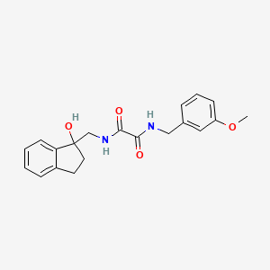 N1-((1-hydroxy-2,3-dihydro-1H-inden-1-yl)methyl)-N2-(3-methoxybenzyl)oxalamide