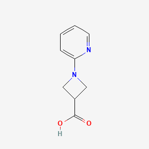 molecular formula C9H10N2O2 B2659204 1-(Pyridin-2-yl)azetidine-3-carboxylic acid CAS No. 1380300-81-1