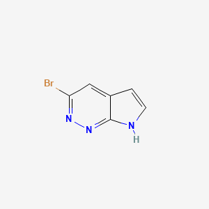 molecular formula C6H4BrN3 B2659212 3-Bromo-7h-pyrrolo[2,3-c]pyridazine CAS No. 1638764-04-1
