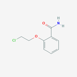 molecular formula C9H10ClNO2 B2659220 2-(2-氯乙氧基)苯甲酰胺 CAS No. 29579-13-3