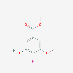 molecular formula C9H9FO4 B2659228 Methyl 4-fluoro-3-hydroxy-5-methoxybenzoate CAS No. 1782467-95-1