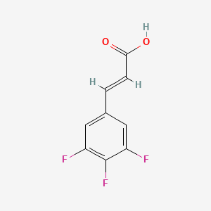 molecular formula C9H5F3O2 B2659238 3,4,5-Trifluorocinnamic acid CAS No. 152152-19-7; 331245-88-6