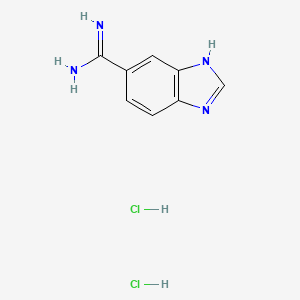 3H-Benzimidazole-5-carboximidamide;dihydrochloride