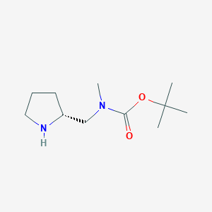molecular formula C11H22N2O2 B2659267 (R)-tert-butyl methyl(pyrrolidin-2-ylmethyl)carbamate CAS No. 1259509-27-7
