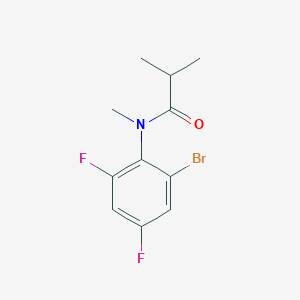 N-(2-Bromo-4,6-difluorophenyl)-2-methyl-N-methylpropanamide