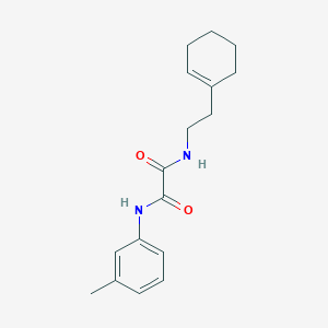 molecular formula C17H22N2O2 B2659285 N-[2-(cyclohexen-1-yl)ethyl]-N'-(3-methylphenyl)oxamide CAS No. 404591-52-2