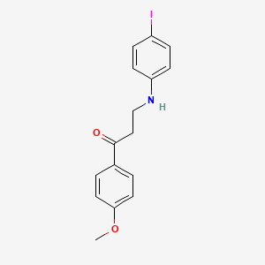 3-(4-Iodoanilino)-1-(4-methoxyphenyl)-1-propanone