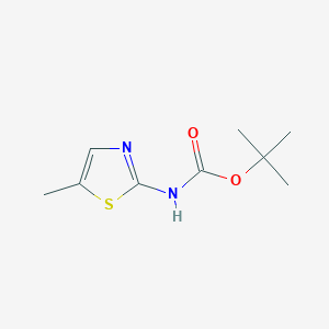 molecular formula C9H14N2O2S B2659314 tert-Butyl (5-methylthiazol-2-yl)carbamate CAS No. 1186298-92-9