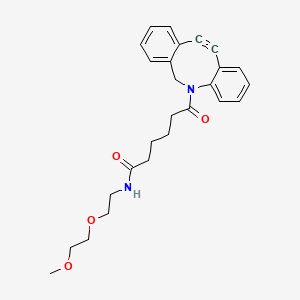 molecular formula C26H30N2O4 B2659318 alpha-Dibenzoazacyclooctyne-omega-methoxy-poly(ethylene glycol) CAS No. 2262541-53-5