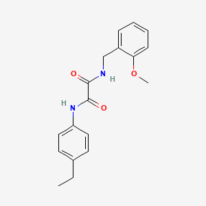 molecular formula C18H20N2O3 B2659333 N1-(4-ethylphenyl)-N2-(2-methoxybenzyl)oxalamide CAS No. 404377-64-6