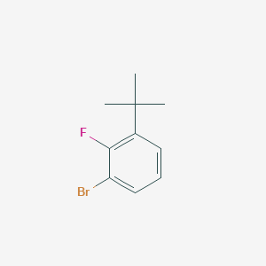 molecular formula C10H12BrF B2659357 1-Bromo-3-(tert-butyl)-2-fluorobenzene CAS No. 1369935-80-7