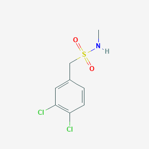 molecular formula C8H9Cl2NO2S B2659361 1-(3,4-二氯苯基)-N-甲基甲磺酰胺 CAS No. 85952-24-5