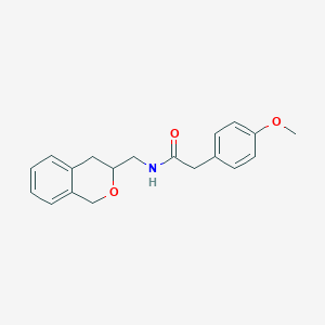 N-(isochroman-3-ylmethyl)-2-(4-methoxyphenyl)acetamide