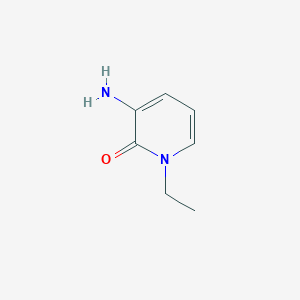 molecular formula C7H10N2O B2659384 3-Amino-1-ethyl-1,2-dihydropyridin-2-one CAS No. 113341-40-5