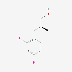 (2S)-3-(2,4-Difluorophenyl)-2-methylpropan-1-ol