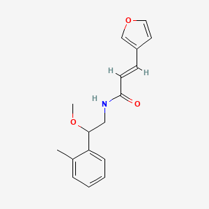 (E)-3-(furan-3-yl)-N-(2-methoxy-2-(o-tolyl)ethyl)acrylamide