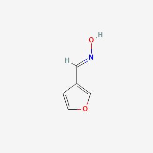 molecular formula C5H5NO2 B2659461 (E)-furan-3-carbaldehyde oxime CAS No. 1195701-24-6; 35940-93-3