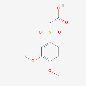 [(3,4-Dimethoxyphenyl)sulfonyl]acetic acid