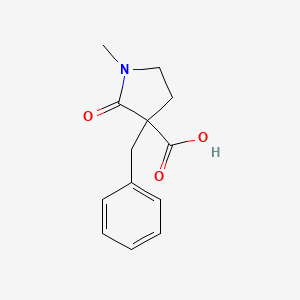 3-Benzyl-1-methyl-2-oxopyrrolidine-3-carboxylic acid