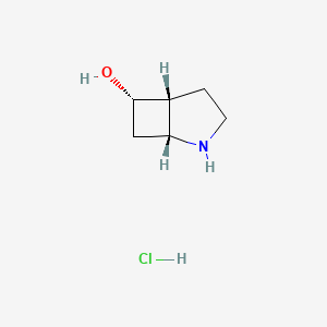 molecular formula C6H12ClNO B2659530 rac-(1R,5R,6S)-2-Azabicyclo[3.2.0]heptan-6-ol hydrochloride CAS No. 2095192-32-6