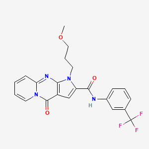 1-(3-methoxypropyl)-4-oxo-N-(3-(trifluoromethyl)phenyl)-1,4-dihydropyrido[1,2-a]pyrrolo[2,3-d]pyrimidine-2-carboxamide