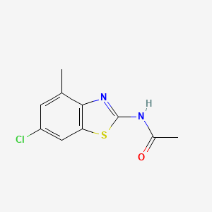 N-(6-chloro-4-methylbenzo[d]thiazol-2-yl)acetamide