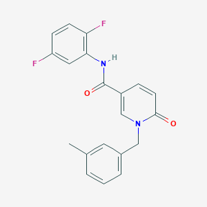 N-(2,5-difluorophenyl)-1-(3-methylbenzyl)-6-oxo-1,6-dihydropyridine-3-carboxamide