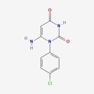 6-amino-1-(4-chlorophenyl)pyrimidine-2,4(1H,3H)-dione
