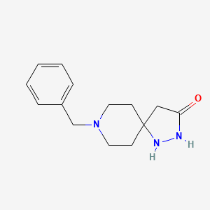 molecular formula C14H19N3O B2659612 8-Benzyl-1,2,8-triazaspiro[4.5]decan-3-one CAS No. 785782-25-4