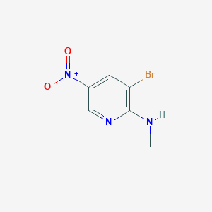 molecular formula C6H6BrN3O2 B2659639 3-bromo-N-methyl-5-nitropyridin-2-amine CAS No. 346640-65-1