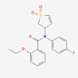 N-(1,1-dioxido-2,3-dihydrothiophen-3-yl)-2-ethoxy-N-(4-fluorophenyl)benzamide