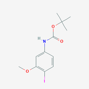 molecular formula C12H16INO3 B2659669 tert-Butyl N-(4-iodo-3-methoxyphenyl)carbamate CAS No. 1934691-63-0