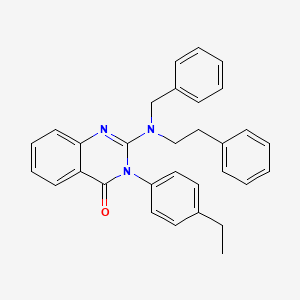 molecular formula C31H29N3O B2659697 2-[benzyl(2-phenylethyl)amino]-3-(4-ethylphenyl)quinazolin-4(3H)-one CAS No. 901723-70-4