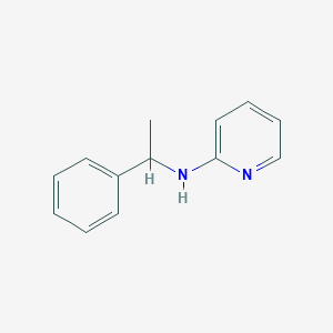 molecular formula C13H14N2 B2659705 N-(1-phenylethyl)pyridin-2-amine CAS No. 81936-48-3