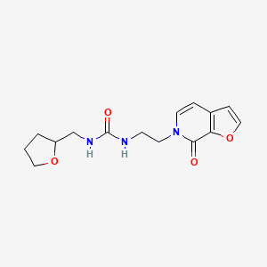 1-(2-(7-oxofuro[2,3-c]pyridin-6(7H)-yl)ethyl)-3-((tetrahydrofuran-2-yl)methyl)urea