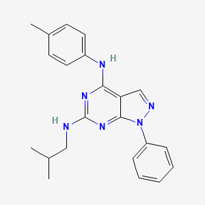 N~4~-(4-methylphenyl)-N~6~-(2-methylpropyl)-1-phenyl-1H-pyrazolo[3,4-d]pyrimidine-4,6-diamine
