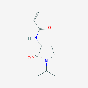 molecular formula C10H16N2O2 B2659787 N-(2-Oxo-1-propan-2-ylpyrrolidin-3-yl)prop-2-enamide CAS No. 2145568-66-5