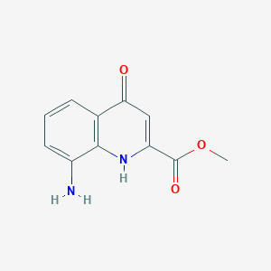Methyl-4-hydroxy-8-amino-quinoline-2-carboxylate