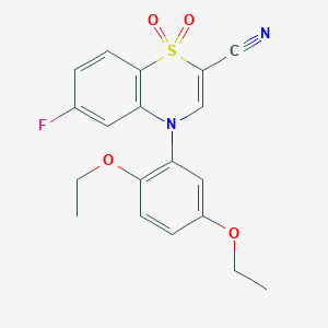 N-{[5-(azepan-1-ylsulfonyl)-2-thienyl]methyl}-3-methylthiophene-2-carboxamide
