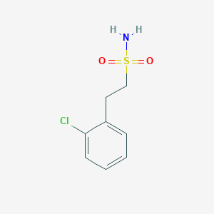 molecular formula C8H10ClNO2S B2659889 2-(2-氯苯基)乙磺酰胺 CAS No. 96129-65-6