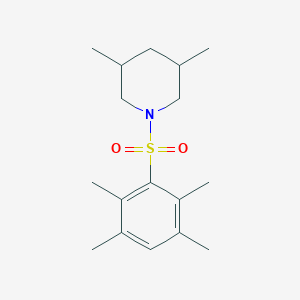 3,5-Dimethyl-1-((2,3,5,6-tetramethylphenyl)sulfonyl)piperidine