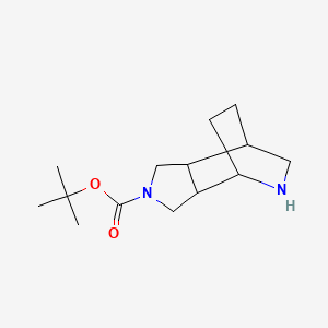 Tert-butyl 4,8-diazatricyclo[5.2.2.0,2,6]undecane-4-carboxylate