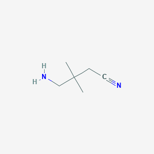 4-Amino-3,3-dimethylbutanenitrile