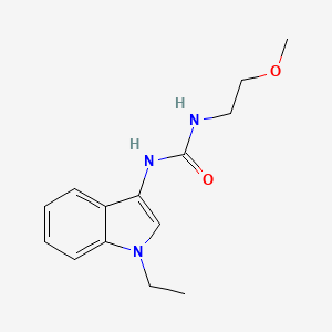 molecular formula C14H19N3O2 B2659965 1-(1-乙基-1H-吲哚-3-基)-3-(2-甲氧基乙基)脲 CAS No. 922939-89-7