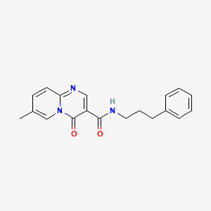 7-methyl-4-oxo-N-(3-phenylpropyl)-4H-pyrido[1,2-a]pyrimidine-3-carboxamide