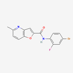 N-(4-bromo-2-fluorophenyl)-5-methylfuro[3,2-b]pyridine-2-carboxamide