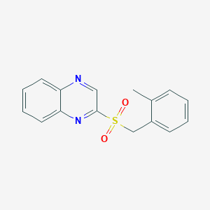 2-[(2-Methylbenzyl)sulfonyl]quinoxaline