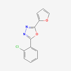 2-(2-Chlorophenyl)-5-(furan-2-yl)-1,3,4-oxadiazole